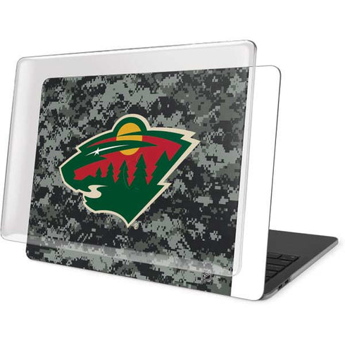 NHL Minnesota Wild Camo MacBook Pro 15in (2016-19) Case plus Skin