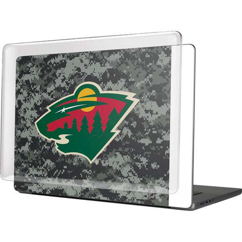 NHL Minnesota Wild Camo MacBook Pro 16in (2021-25) Case plus Skin