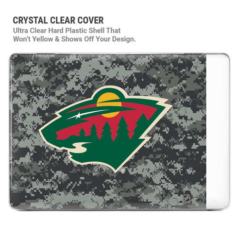 NHL Minnesota Wild Camo MacBook Pro 16in (2021-25) Case plus Skin