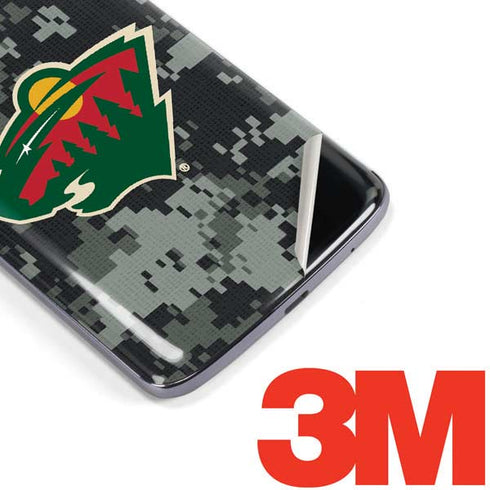 NHL Minnesota Wild Camo Moto E5 Plus Skin
