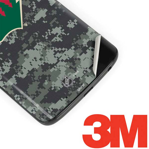 NHL Minnesota Wild Camo Moto G6 Skin