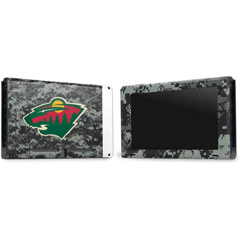NHL Minnesota Wild Camo Nintendo Switch Bundle Skin