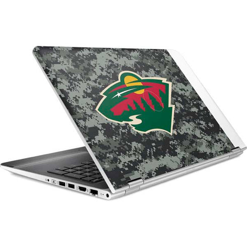 NHL Minnesota Wild Camo HP Pavilion Skin