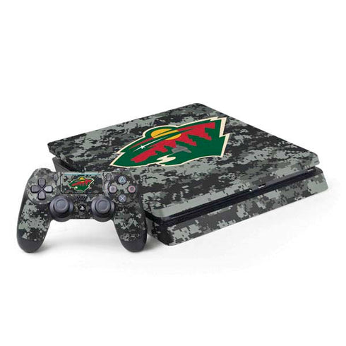 NHL Minnesota Wild Camo PS4 Slim Bundle Skin