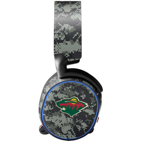 NHL Minnesota Wild Camo SteelSeries Arctis 3 Skin