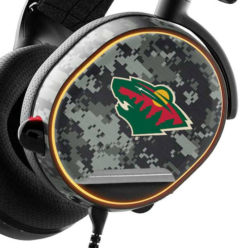 NHL Minnesota Wild Camo SteelSeries Arctis 3 Skin