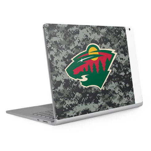 NHL Minnesota Wild Camo Surface Book 2 13.5in Skin
