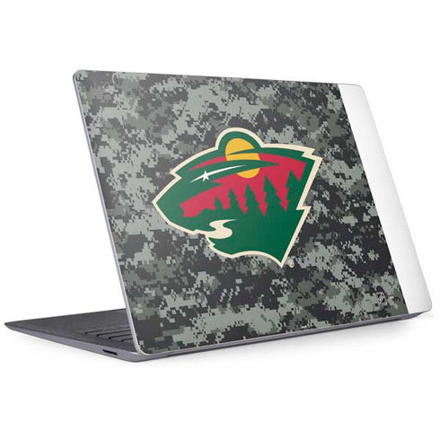 NHL Minnesota Wild Camo Surface Laptop 3 13.5in Skin