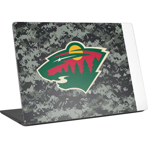 NHL Minnesota Wild Camo Surface Laptop 4 15in Skin