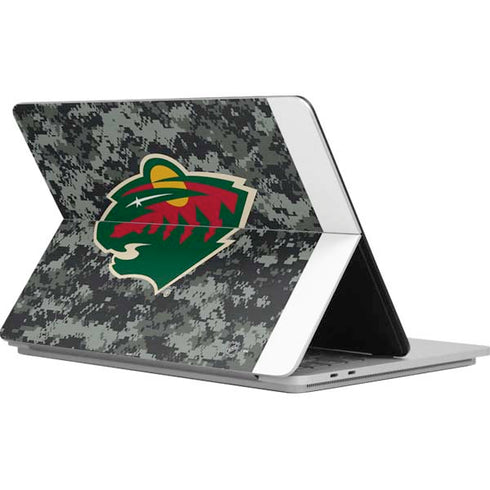 NHL Minnesota Wild Camo Surface Laptop Studio Skin