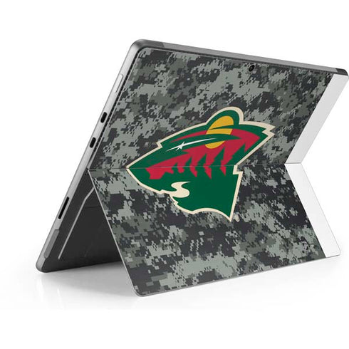 NHL Minnesota Wild Camo Surface Pro 8 Skin