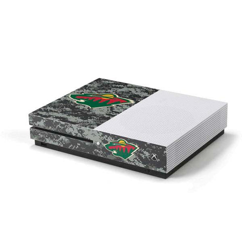 NHL Minnesota Wild Camo Xbox One S Console Skin