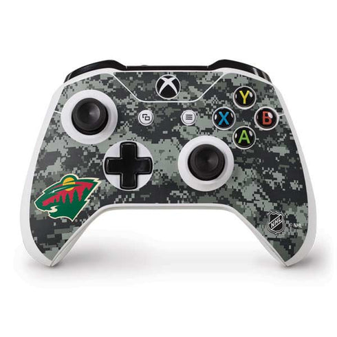 NHL Minnesota Wild Camo Xbox One S Controller Skin