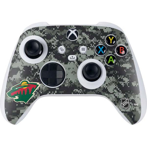 NHL Minnesota Wild Camo Xbox Series S Controller Skin