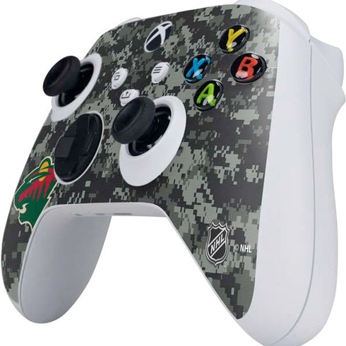 NHL Minnesota Wild Camo Xbox Series S Controller Skin
