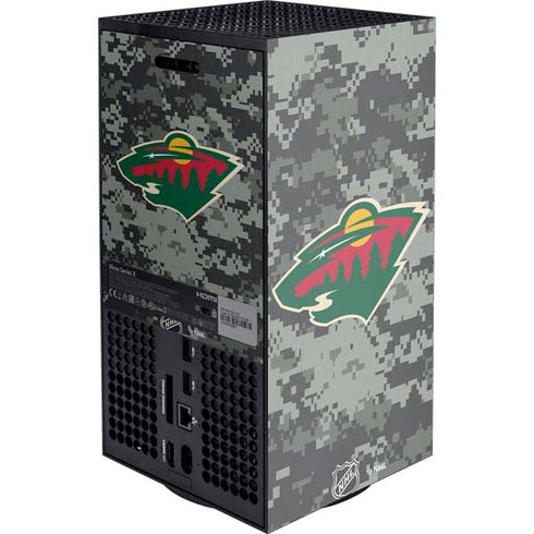 NHL Minnesota Wild Camo Xbox Series X Console Skin