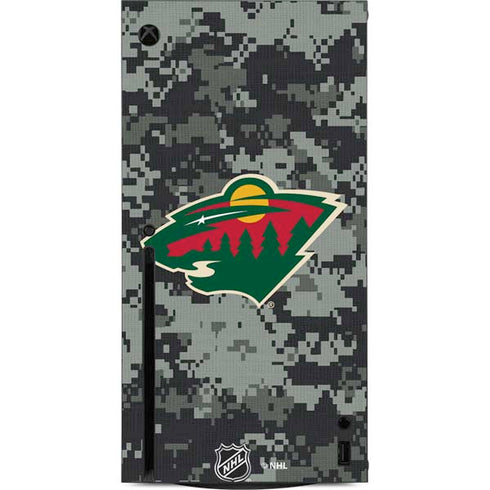NHL Minnesota Wild Camo Xbox Series X Console Skin