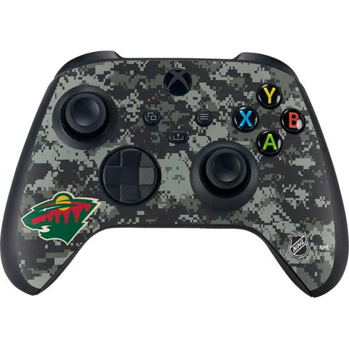 NHL Minnesota Wild Camo Xbox Series X Controller Skin