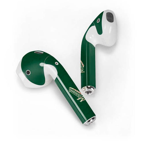 NHL Minnesota Wild Distressed Apple AirPods 2 Skin