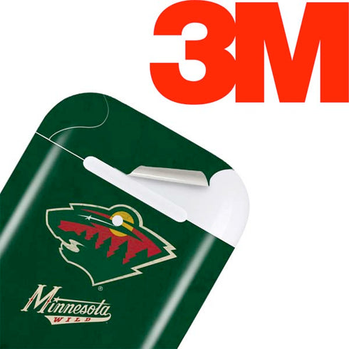 NHL Minnesota Wild Distressed Apple AirPods Skin