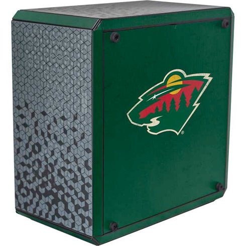 NHL Minnesota Wild Distressed Cooler Master MasterBox Q300L Mini Tower Skin