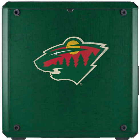 NHL Minnesota Wild Distressed Cooler Master MasterBox Q300L Mini Tower Skin