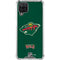 NHL Minnesota Wild Distressed Galaxy A12 Clear Case