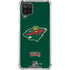 NHL Minnesota Wild Distressed Galaxy A12 Clear Case