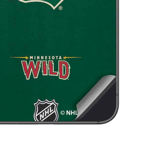 NHL Minnesota Wild Distressed Galaxy A14 5G Skin