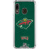 NHL Minnesota Wild Distressed Galaxy A30 Clear Case