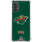 NHL Minnesota Wild Distressed Galaxy A32 5G Clear Case