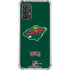 NHL Minnesota Wild Distressed Galaxy A32 5G Clear Case