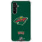 NHL Minnesota Wild Distressed Galaxy A54 5G Clear Case