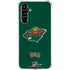 NHL Minnesota Wild Distressed Galaxy A54 5G Clear Case