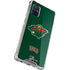 NHL Minnesota Wild Distressed Galaxy A71 5G Clear Case