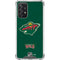 NHL Minnesota Wild Distressed Galaxy A72 5G Clear Case