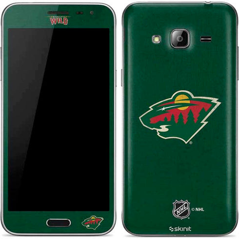 NHL Minnesota Wild Distressed Galaxy J3 Skin