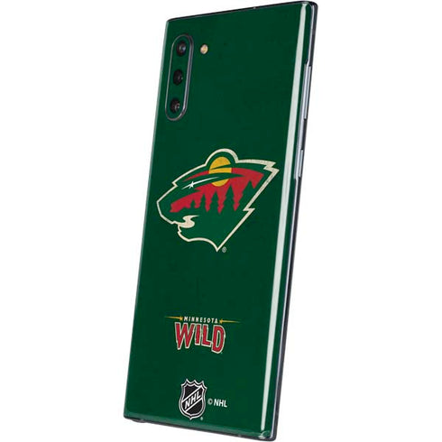 NHL Minnesota Wild Distressed Galaxy Note 10 Skin
