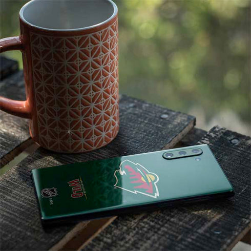 NHL Minnesota Wild Distressed Galaxy Note 10 Skin