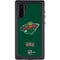 NHL Minnesota Wild Distressed Galaxy Note 10 Waterproof Case