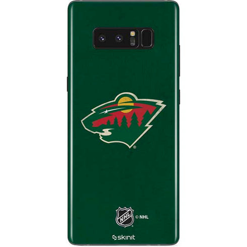 NHL Minnesota Wild Distressed Galaxy Note 8 Skin