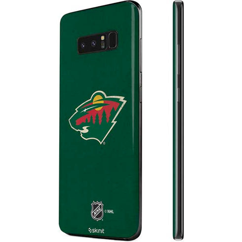 NHL Minnesota Wild Distressed Galaxy Note 8 Skin