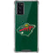 NHL Minnesota Wild Distressed Galaxy Note20 5G Clear Case