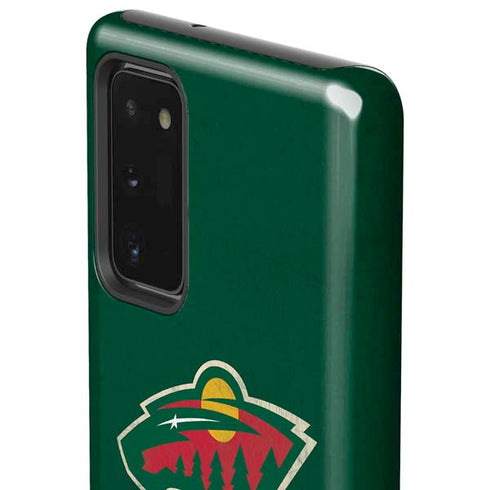 NHL Minnesota Wild Distressed Galaxy Note20 5G Pro Case
