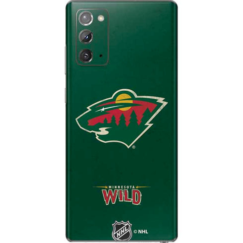 NHL Minnesota Wild Distressed Galaxy Note20 5G Skin