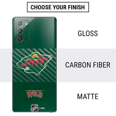 NHL Minnesota Wild Distressed Galaxy Note20 5G Skin