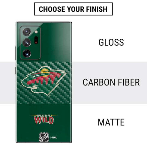 NHL Minnesota Wild Distressed Galaxy Note20 Ultra 5G Skin