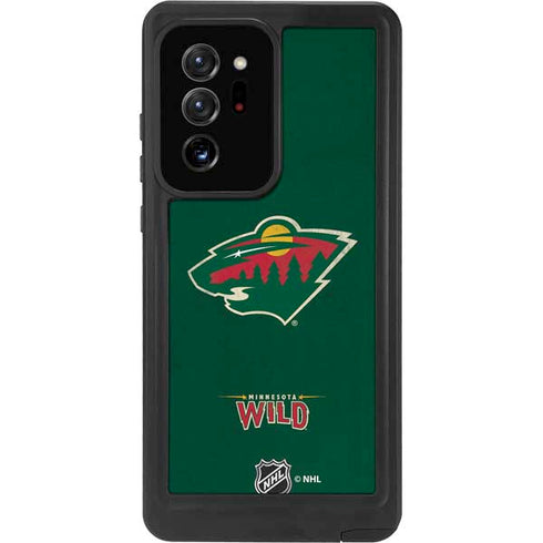 NHL Minnesota Wild Distressed Galaxy Note20 Ultra 5G Waterproof Case