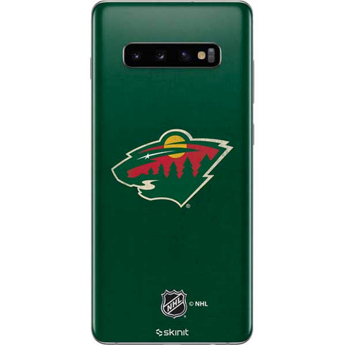 NHL Minnesota Wild Distressed Galaxy S10 Plus Skin