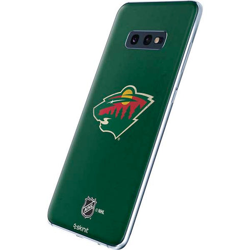 NHL Minnesota Wild Distressed Galaxy S10e Skin